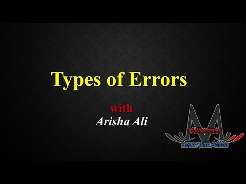 Types of Errors in Numerical Methods | Absolute, Relative & Percentage #relativeerror #absolute