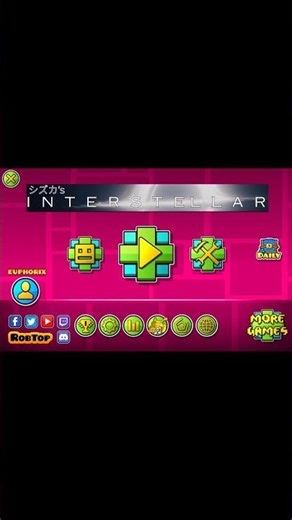 Day one of making an Interstellar-themed GD texture pack #geometrydash #gd #shorts #interstellar