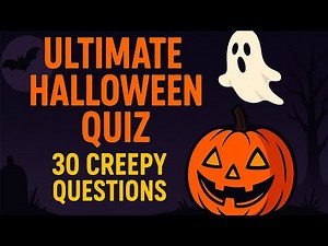 👻 Ultimate Halloween Quiz – 30 Creepy Questions 🎃