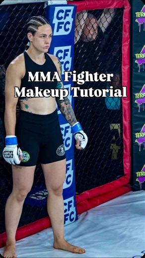 Becca “The Giraffe” Evans on Instagram: "Ever wonder how MMA fighters do their make up? Follow along for the best tips on how to properly apply your eyeshadow with the help of your coach. In all seriousness, a knuckle caught my eyebrow by accident and I’m completely fine, just with some added color 💅 #giraffe #makeuptutorial #MMA"