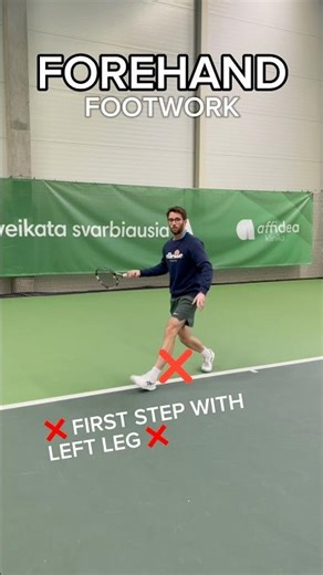 How to Hit a Tennis Forehand (#1 Advice for Beginners) #tennis #tennisforehand #tennisfootwork