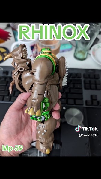 RHINOX MAXIMIZE #masterpiece #beastwars #transformers #mp59 #rhinox #optimusprime #megatron