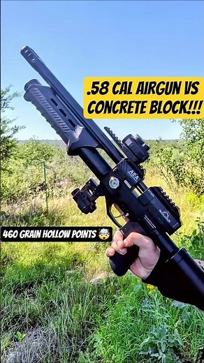 AEA MEGALODON .58 CAL PCP AIRGUN VS WATER JUGS & CONCRETE BLOCK! TPP 460 GRAIN HOLLOW POINTS 💪