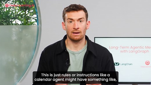 78K views · 1.5K reactions | New short course: Long-Term Agentic...