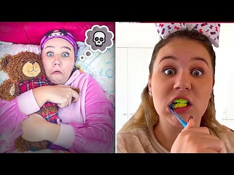 Ruby and Bonnie rules of sleepover and morning routines