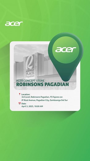 Acer Concept Store Grand Opening in Robinsons Pagadian!