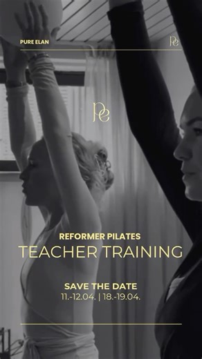 pure elan® studio | Reformer | Pilates | Barre | Yoga | Matcha on Instagram: "Träumst du davon, deine Leidenschaft für Reformer Pilates zum Beruf zu machen? ✨🧘‍♀️ Im April 2026 starten wir im Pure Elan unser exklusives Reformer Pilates Teacher Training! Wir suchen Menschen, die Pilates im Herzen tragen und bereit sind, diese Begeisterung und die Magie des Reformers an andere weiterzugeben. 🤍 Für wen ist es? Ideal für alle, die bereits Pilates-Basics kennen oder eine Trainer-Grundausbildung hab