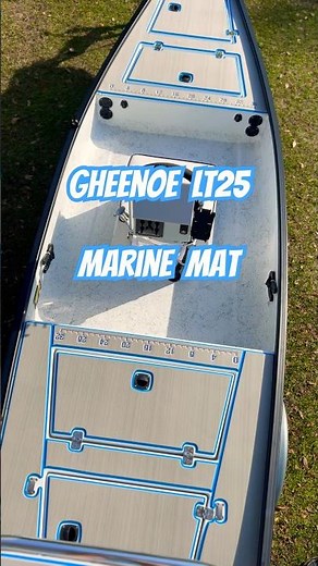 Custom Marine Mat - Gheenoe LT25 🤩 #boat #boating #gheenoe