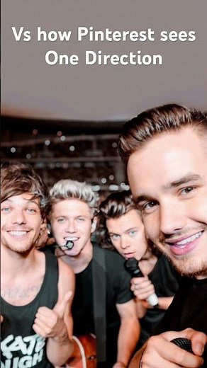 How Google sees One Direction vs how Pinterest sees One Direction #onedirection