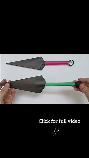 How to Make a Paper kunai | Easy Origami Tutorial for Kids