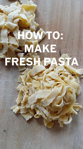 Peyton Pritikin | Fresh Pasta • eggs and flour is all you need to make this any night of the week. I’m using 2 eggs and 1c. OO Flour. Double the recipe if... | Instagram