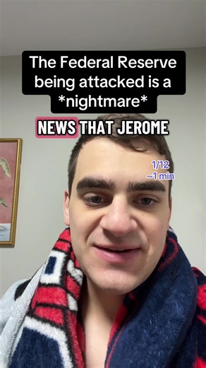 Hey so the independence of the Federal Reserve is one of the only reasons our entire financial system has punch. Good luck everyone! #news