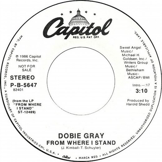 Dobie Gray - From Where I Stand