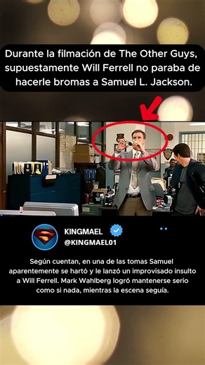 Durante la filmación de The Other Guys (2010), Samuel L. Jackson terminó soltando la risa