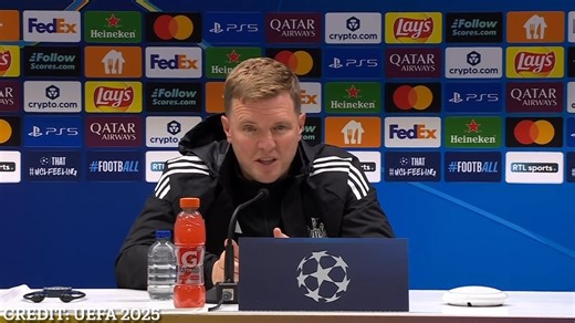 WATCH Eddie Howe’s FULL press conference after Newcastle United beat Union SG 4-0 in The Champions League - CREDIT UEFA 2025 #nufc #NUFCFans | Newcastle United - Chronicle