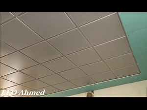 Aluminum Ceiling Tiles installation :: Gypsum board siding