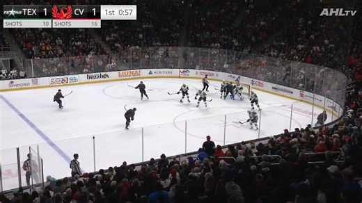 Tonight's Texas Orthopedics, Sports and Rehabilitation Associates Play of the Game goes to Remi Poirier! In the final minute of the first period, Remi stretched the pads to rob Morrison and keep the score tied at one. Way to go, Remi! 👏 | Texas Stars