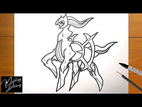 How to Draw Arceus from Pokemon