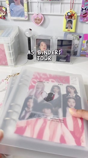 Kpop A5 Binder Tour with Yeonmim Photocards