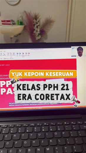 ✨ Yuk intip keseruan Kelas PPh 21 Era Coretax!✨ Belajar PPh 21 jadi jauh lebih ringan dan gampang dipahami lewat penjelasan runtut, contoh kasus nyata, dan latihan langsung bareng tutor praktisi 💼📊 Mulai dari memahami TER harian & bulanan, perubahan aturan terbaru, sampai simulasi perhitungan PPh 21—semua dijelaskan dengan detail, step-by-step, dan pastinya anti bikin pusing! 🙌🔥 Kelasnya interaktif, banyak insight baru, dan peserta bisa langsung praktik biar makin pede ngitung PPh 21 di era 