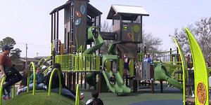 Sherman’s Fairview Park playground holds grand reopening