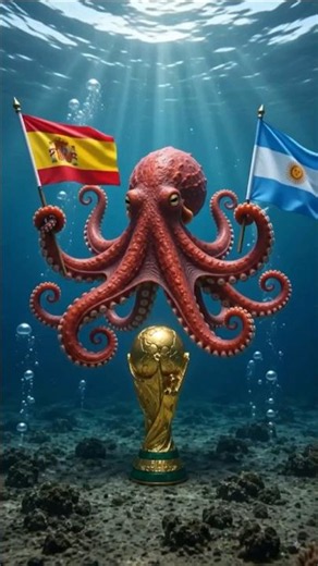 Paul the Octopus prediction 🐙🏆| Spain vs Argentina Prediction#argentina #sports #spain #cr7 #viral