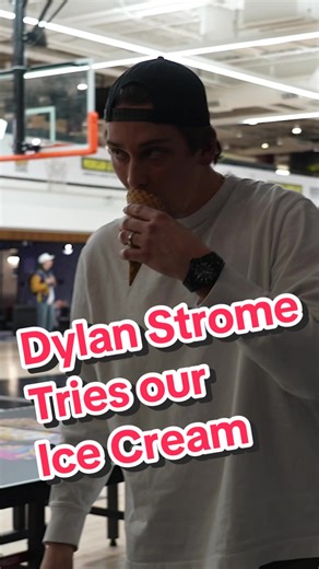 Dylan Strome Samples Ice Cream Delight at Barstool