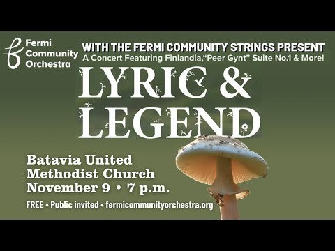 7pm Concert - Fermi Community Orchestra - November 9, 2025 - Batavia United Methodist Church
