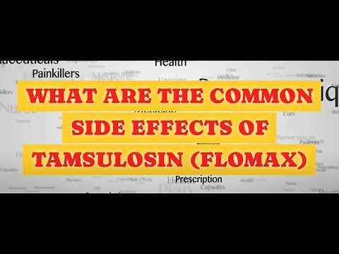 COMMON SIDE EFFECTS OF TAMSULOSIN (FLOMAX)