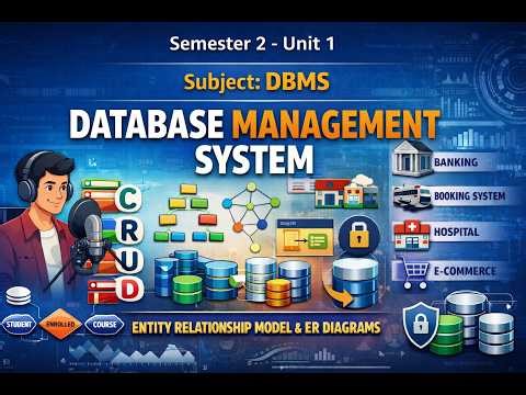 SEM 2 DBMS Unit 1 | Database Management System | ER Model, Database Models & Applications Explained