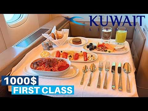 FIRST CLASS | KUWAIT AIRWAYS BOEING 777-300ER (Royal Class) | Kuwait - Cairo | Flight Review