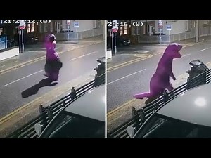 Purple T-Rex Spotted: Fly-Tipper's Dino Disguise Baffles Essex!