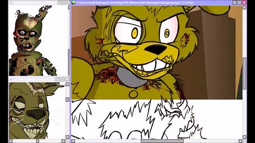 Salvaged Springtrap (Tony Crynight) - Speedpaint