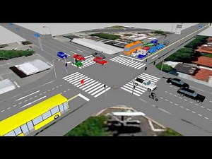 VISSIM simulation of two traffic light junctions within Recife, Brazil, Part 2