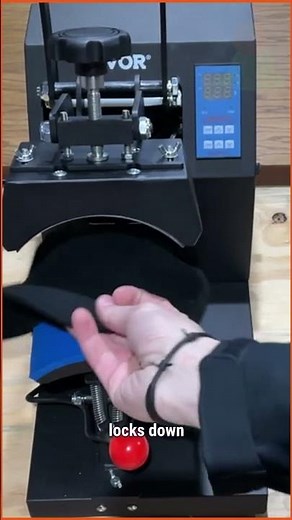 How to use the VEVOR Hat Heat Press? ✈️FREE SHIPPING 🦅 #vevor #vevordiy