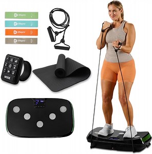 Lifepro Rumblex 4D Vibration Plate Exercise Machine – Triple Motor Whole Body Vibrating Platform for Weight Loss, Recovery & Fitness – Advanced 4D Vibration Plate Machine for Home Gym Workouts -Black