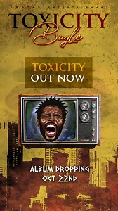 Jamaican Reggae Recording Artiste Bugle is gearing up to release his newest album, “Toxicity” later this year. The album follows his widely praised “Picture Perfect” album that was released in 2019. Having shown a substantial amount of work ethic in the past few years, Bugle continues to provide the world with songs featuring a positive message, songs to educate the masses, and music to enjoy life too. “Toxicity” features 15 tracks, and covers a range of social commentary from the Artiste, and f