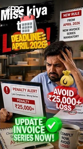 April aaya aur saath laaya naye tax rules ka pressure 😳