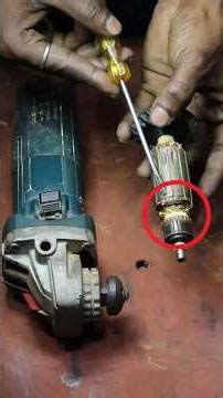 Bosch GWS 750-100 Armature Burn Problem Fix 🔥 Heavy Spark & Slow Speed Repair #Bosch #AngleGrinder