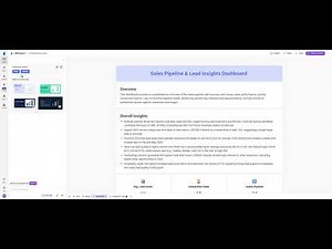 Build a Sales Pipeline & Lead Insights Dashboard in 2 Minutes with AI - Bricks Tutorial