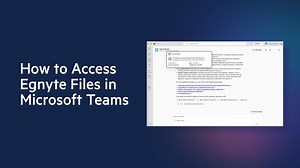 How to Search Egnyte Files on Microsoft Teams with Microsoft Copilot