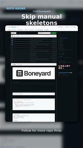 Generate skeleton screens from your real UI #Shorts