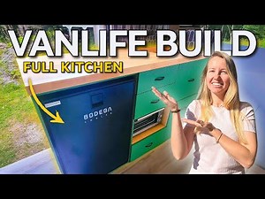 Full Vanlife Kitchen In Our Promaster! (Can’t Believe We Built This)