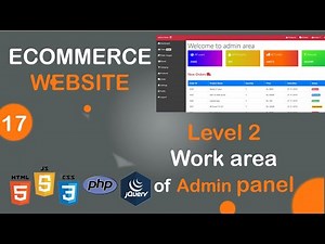 part -17 admin panel dashboard in HTML & CSS and BOOTSTRAP 4 of an eCommerce site(#2)