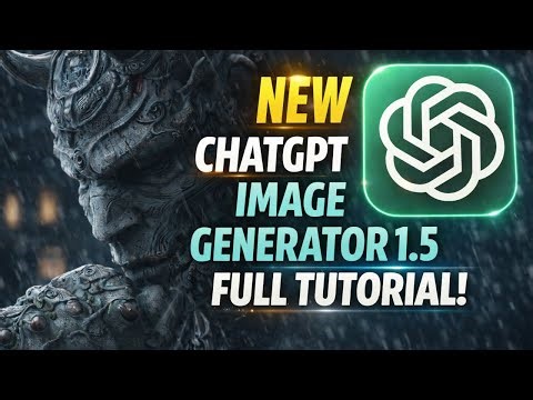 How to Use the New Chatgpt 1.5 Image Model (Full Tutorial)