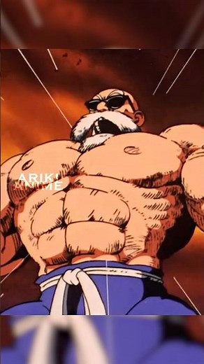 Master Roshi Shows Off His Muscles!