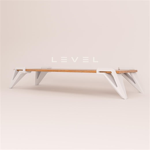 3d-printed Monitor Riser Legs | Minimalist Desk Shelf Stand - Etsy