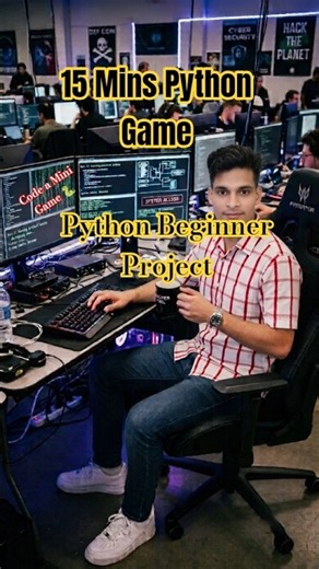 Python Game Development #shorts #tech || Build a Retro Arcade Game in Python 🐍 #python #coding