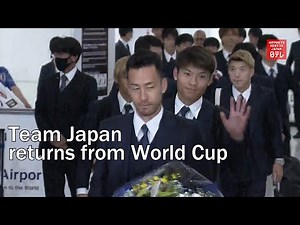 Team Japan returns from World Cup