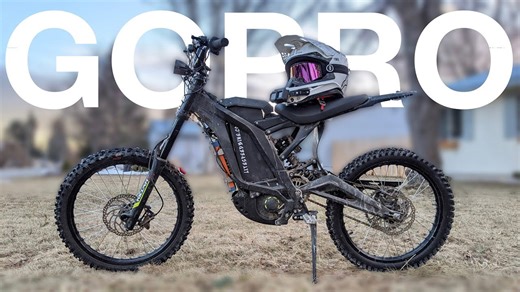 Best GoPro Mount For Dirt Bikes +72v Surron X